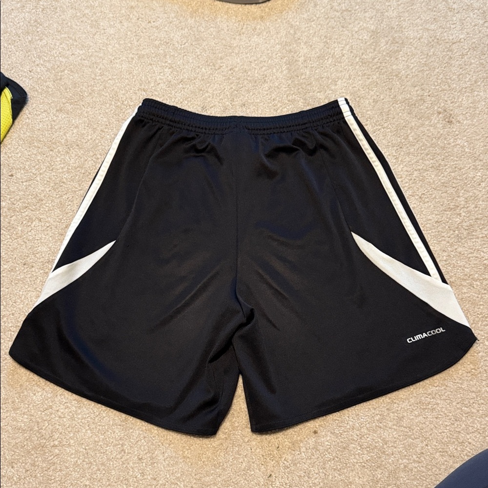 Adidas Climacool Purple, grey, and Black Shorts athletic 3 pairs XS drawstring - Picture 7 of 9